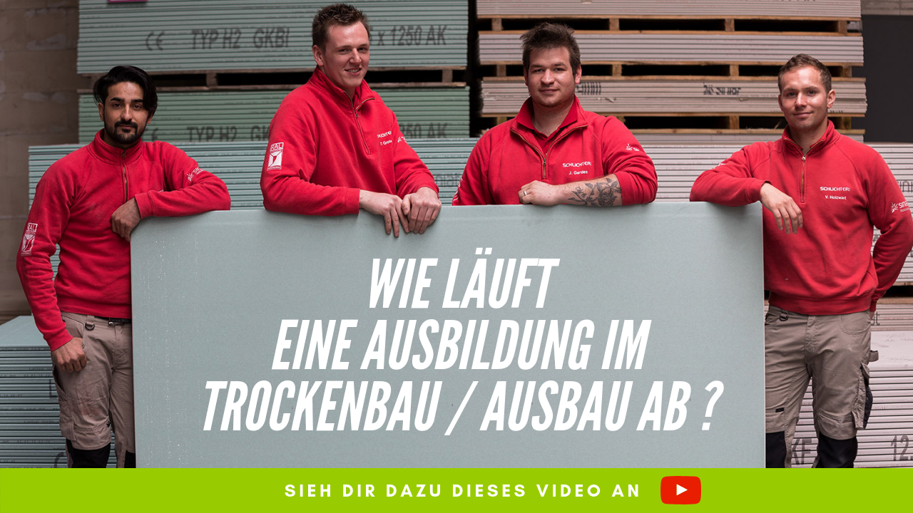 Wie läuft eine Ausbildung im Trockenbau / Ausbau ab?